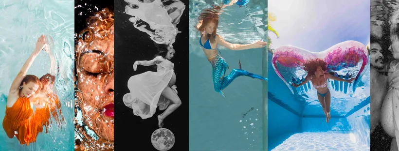 Unique underwater portrait photos